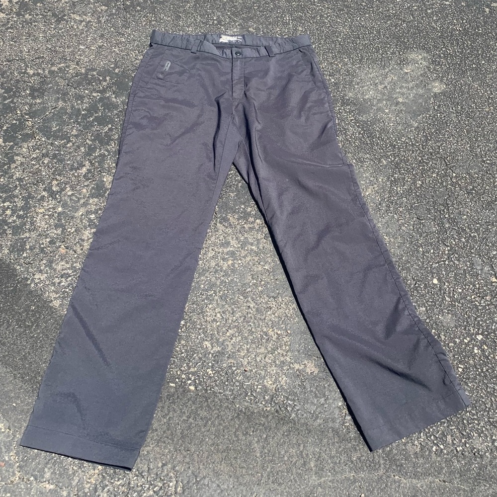 Nike Golf Tour Performance Pants 34x32 (35x32) Navy Dri-Fit Swoosh Chino Stretch